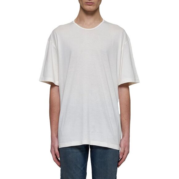 Lemaire Men Chalk Relaxed-Fit T-Shirt - Picture 2 of 4